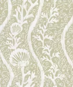 Mind The Gap Blue Skies Ahead Koralion Mineral Green Wallpaper