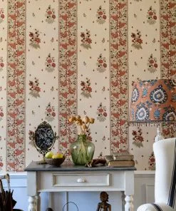 Mind The Gap Folk Couture Korond Floral Leather Wallpaper