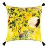 Mind The Gap Les Jardins Royaux The Royal Garden Yellow Velvet Cushion 1 Mind The Gap Les Jardins Royaux The Royal Garden Yellow Velvet Cushion