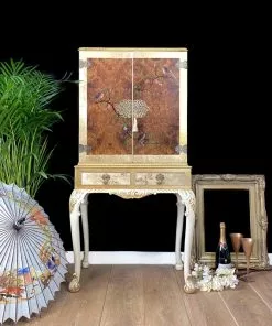 The Design Yard Alouette Vintage Cocktail Cabinet