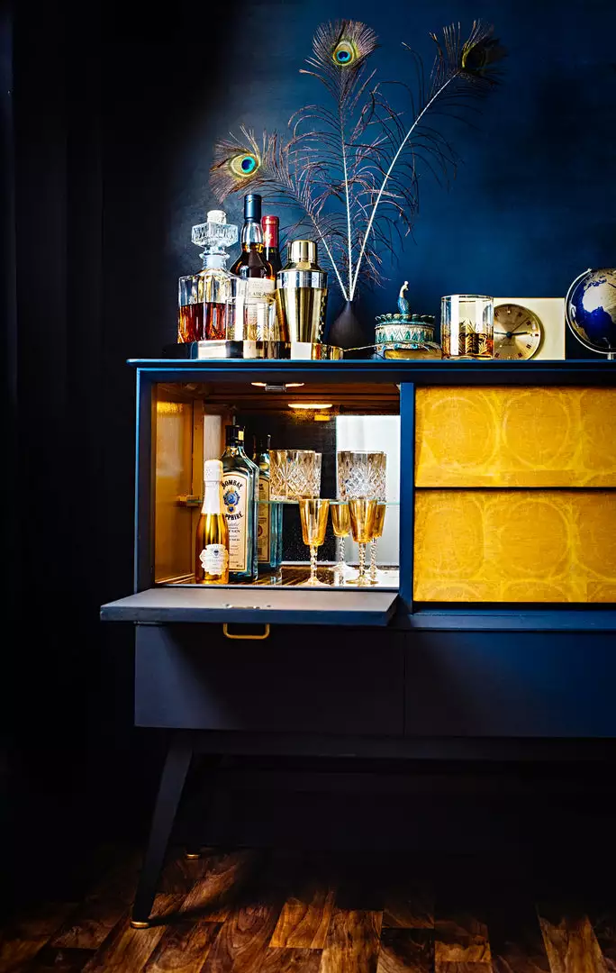 Lady Griddilebone New Fantasia Restored 1950s/1940s Drinks Cabinet 4 Lady Griddilebone New Fantasia Restored 1950s/1940s Drinks Cabinet