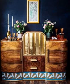 Lady Griddilebone New Fanfare Restored Art Deco Drinks Cabinet