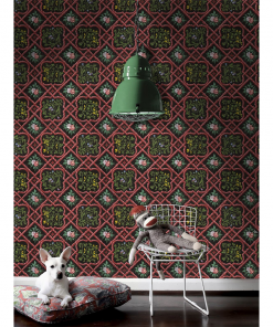 Mind The Gap Wallpaper & Paint Latticework Wallpaper