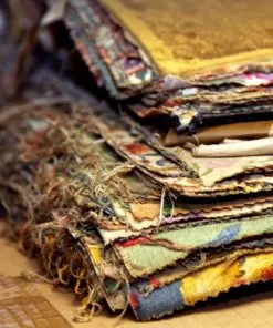 Liberty Fabrics Poppy Meadowfield Wallpaper In Pewter Blue