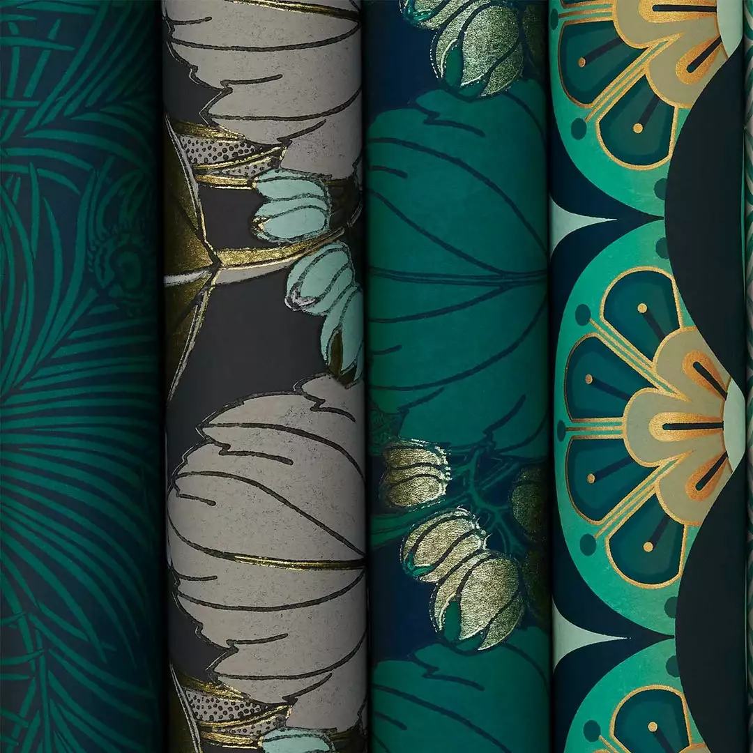 Liberty Fabrics Hera Plume Wallpaper Jade New 8 Liberty Fabrics Hera Plume Wallpaper Jade New
