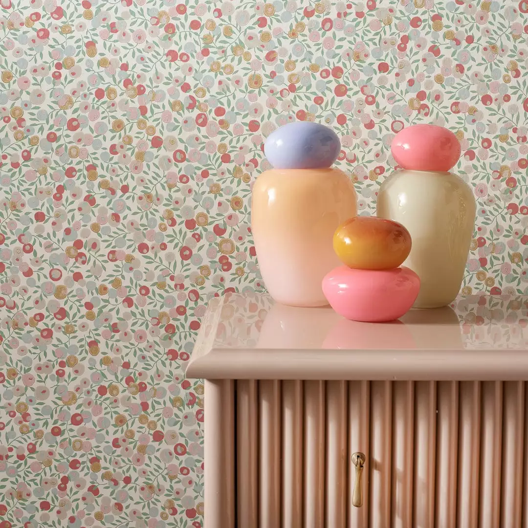 Liberty Fabrics New Wiltshire Blossom Wallpaper In Fennel 8 Liberty Fabrics New Wiltshire Blossom Wallpaper In Fennel