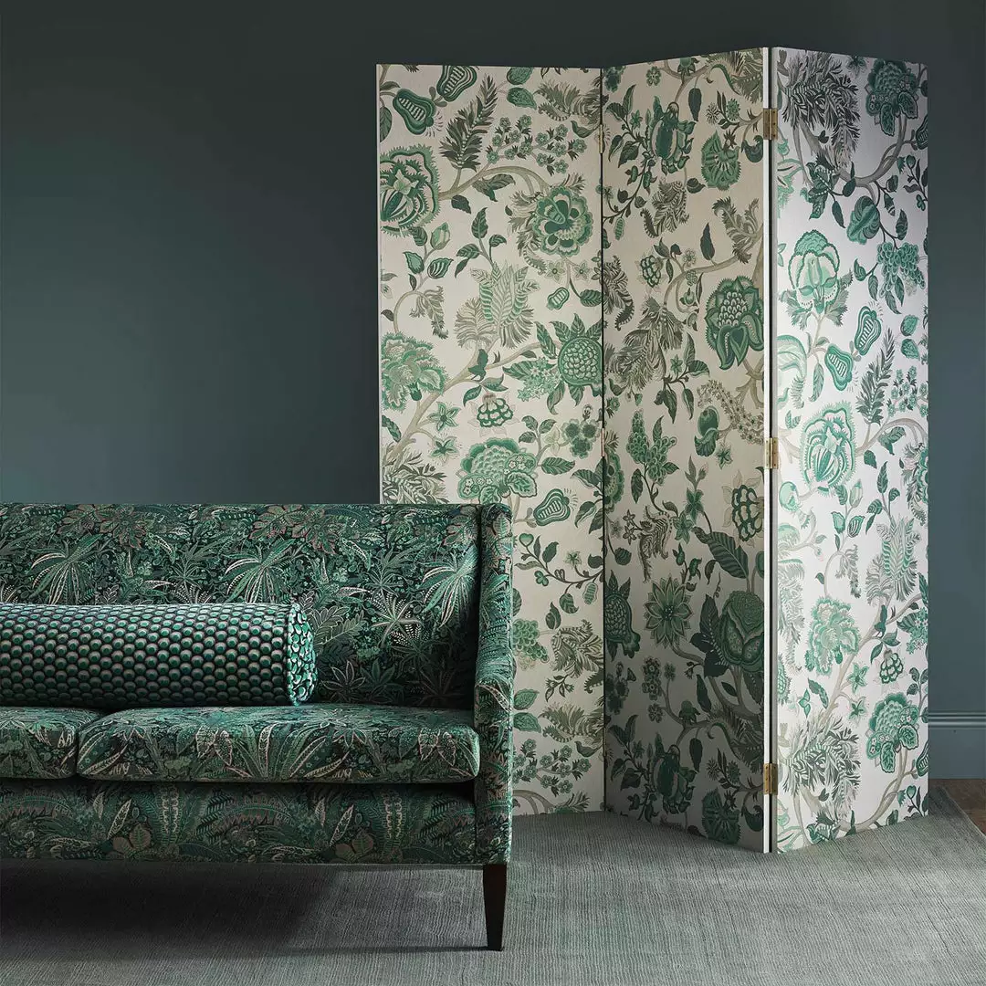 Liberty Fabrics New Palampore Trail Wallpaper In Jade 7 Liberty Fabrics New Palampore Trail Wallpaper In Jade