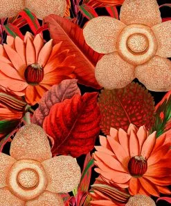 Mind The Gap Water Lilies Taupe Wallpaper