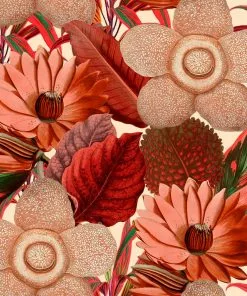 Mind The Gap Water Lilies Taupe Wallpaper