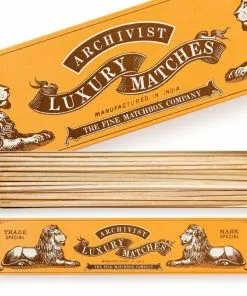 Archivist Gallery Les Jardins Royaux Luxury Long Match Box Lions