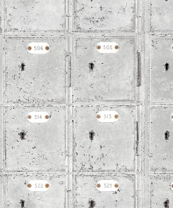 Mind The Gap Locker Room White Wallpaper Wallpaper & Paint