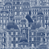 Mind The Gap Les Jardins Royaux Louvre Blue Wallpaper