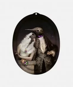 Ibride Lovebirds Le Boudoir Oval Wall Trays Les Jardins Royaux