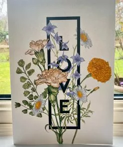 Love The Meadow Print, By The Print Florist Bohemian Dream