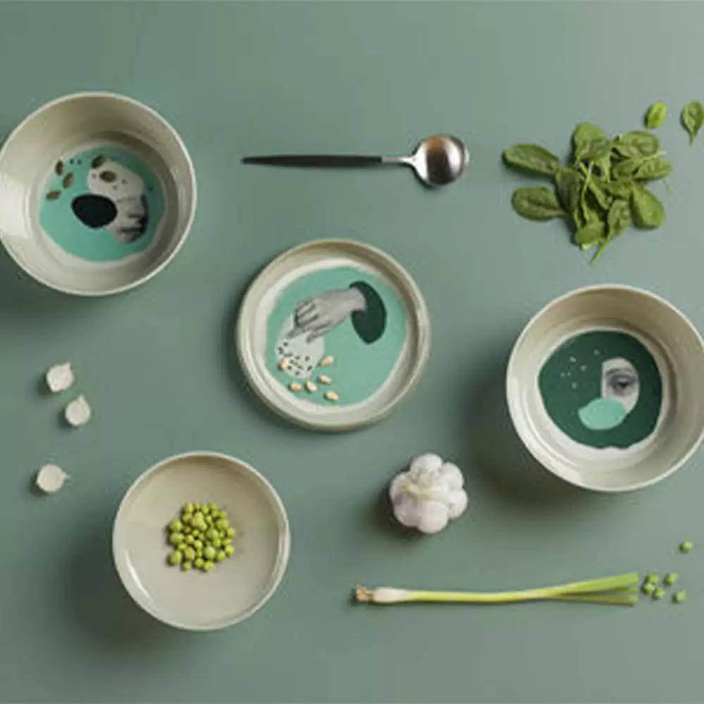 IBRIDE BABEL MAKE - Stackable Set Of 2 Large Bowls & One Dish 3 IBRIDE BABEL MAKE - Stackable Set Of 2 Large Bowls & One Dish