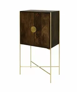 Cozy Living Saga Mango Wood Bar Cabinet The Craftsman