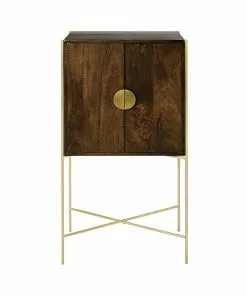 Cozy Living Saga Mango Wood Bar Cabinet The Craftsman