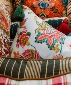 Mind The Gap Woodstock Midsummer Floral Cushion New