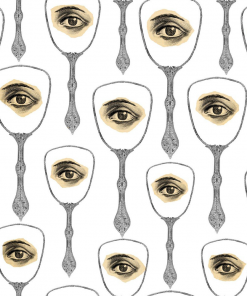 Mind The Gap Mirror's Eye Neutral Wallpaper Memphis To Miami