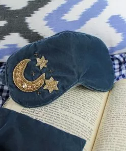 My Doris Eye Masks & Bags Luxury Moon And Stars Velvet Eye Mask
