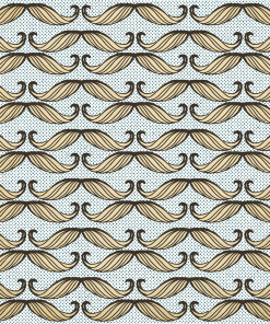 Mind The Gap Moustache Wallpaper