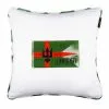 Mind The Gap Naval Flag I Riverside Linen Cushion Havana Tropicana