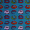 Mind The Gap Neon Kiss Blue Wallpaper