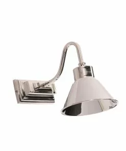 Mind The Gap Wall Light - Newport Sconce In Polished Nickel