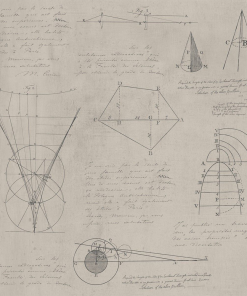 Mind The Gap The Craftsman Newton Geometry Taupe Wallpaper