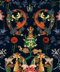 Folk Couture Mind The Gap Linen Fabrics, Transylvania Folk