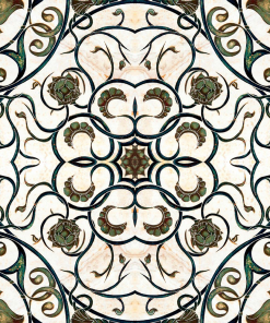 Mind The Gap Organic Tile Wallpaper