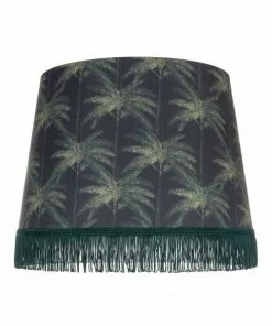 Mind The Gap Cone Lampshades Ornamental Palms Dark