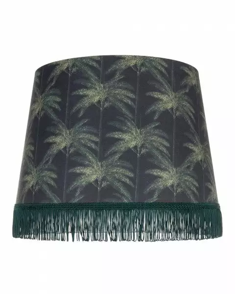 Mind The Gap Cone Lampshades Ornamental Palms Dark 3 Mind The Gap Cone Lampshades Ornamental Palms Dark
