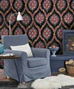 Mind The Gap Ottoman Anthracite Wallpaper 7 Mind The Gap Ottoman Anthracite Wallpaper