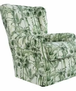 Mind The Gap Havana Tropicana MTG FURNITURE - DAKOTA SKIRTED CHAIR - PALMERA CUBANA LINEN