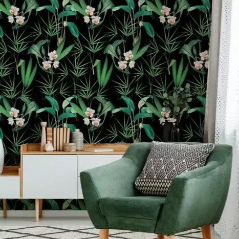 Mind The Gap Palm Springs Anthracite Wallpaper 4 Mind The Gap Palm Springs Anthracite Wallpaper