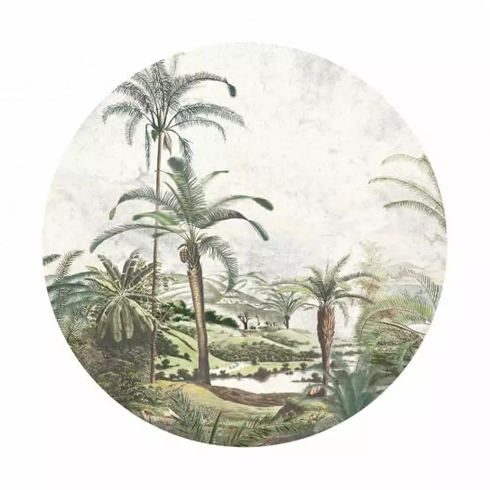 BN Wallpaper Circles Tropical Fern Painting Havana Tropicana 4 BN Wallpaper Circles Tropical Fern Painting Havana Tropicana
