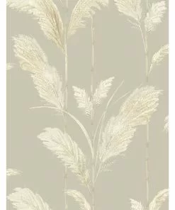 Brand Mckenzie Pampas Grass Wallpaper, Oatmeal