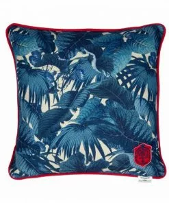 Mind The Gap Rose & Thorn Paradeisos Linen Cushion