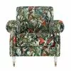 Mind The Gap Havana Tropicana Kingston Chair - Parrots Of Brazil Linen