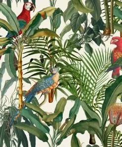 Mind The Gap Wallpaper & Paint Parrots Of Brasil Wallpaper