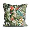Mind The Gap Parrots Of Brazil Linen Cushion Havana Tropicana