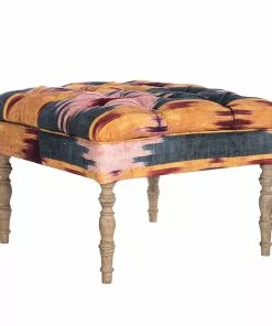 Mind The Gap Bohemian Dream MTG FURNITURE - DUBOIS TUFTED OTTOMAN - PATOLA