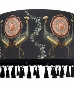 Mind The Gap Les Jardins Royaux MTG Lamps Drum Lampshade - GARDEN BIRDS