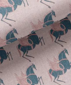 Annika Reed Studio Pegasus Oyster Linen - Dusk