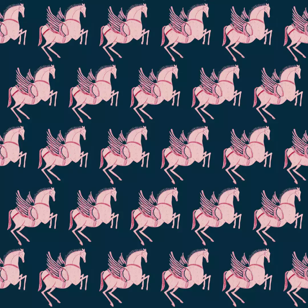 Annika Reed Studio Pegasus Wallpaper - Midnight New 4 Annika Reed Studio Pegasus Wallpaper - Midnight New