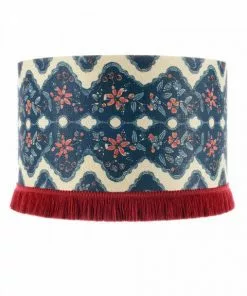 Mind The Gap Blue Skies Ahead Drum Lampshade - Phoenicia Batik