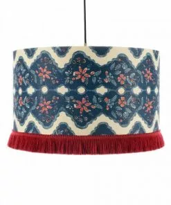 Mind The Gap Blue Skies Ahead Lamps Drum Pendant - Phoenicia Batik