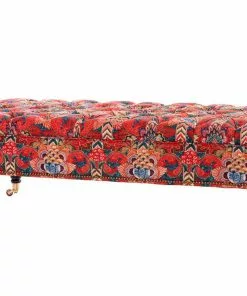 Mind The Gap Saray Ottoman - Psychedelia Linen New