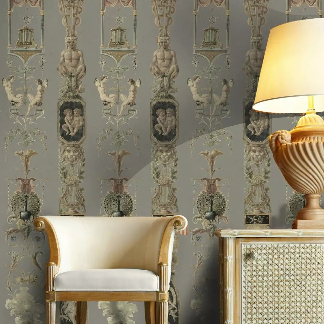 Mind The Gap Pilasters Grey Wallpaper 4 Mind The Gap Pilasters Grey Wallpaper